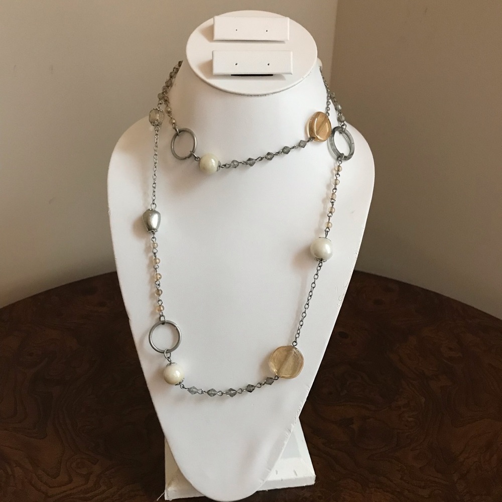 Pearl and bead necklace